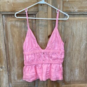 Pink Sleeveless Women's Top